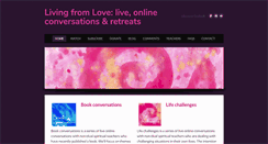 Desktop Screenshot of living-from-love.com